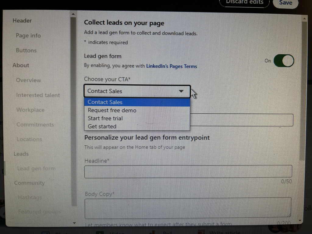 LinkedIn Missed Opportunity